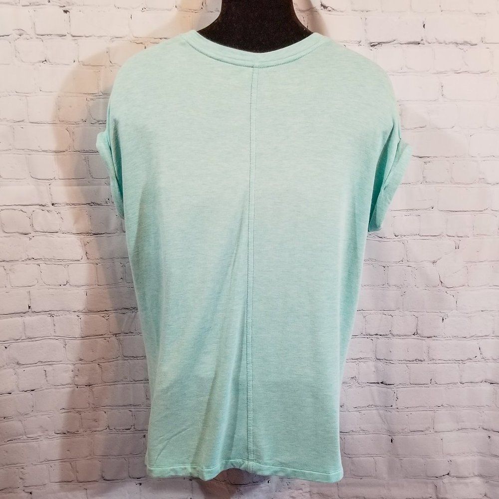 Z by Zobha Super Cozy and Soft Blue V Neck Tee Size XL/EG - Picture 6 of 6